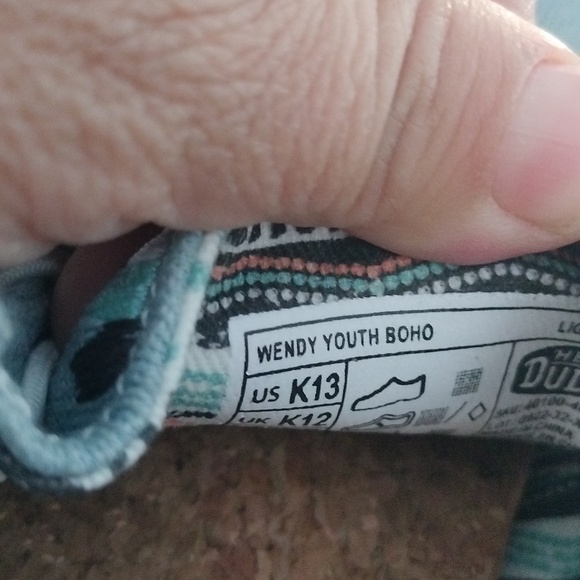 Hey Dude Wendy Boho Denim - size k13 - Picture 6 of 6